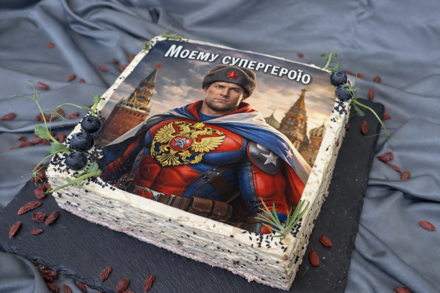 Мясной торт с Вашим изображением