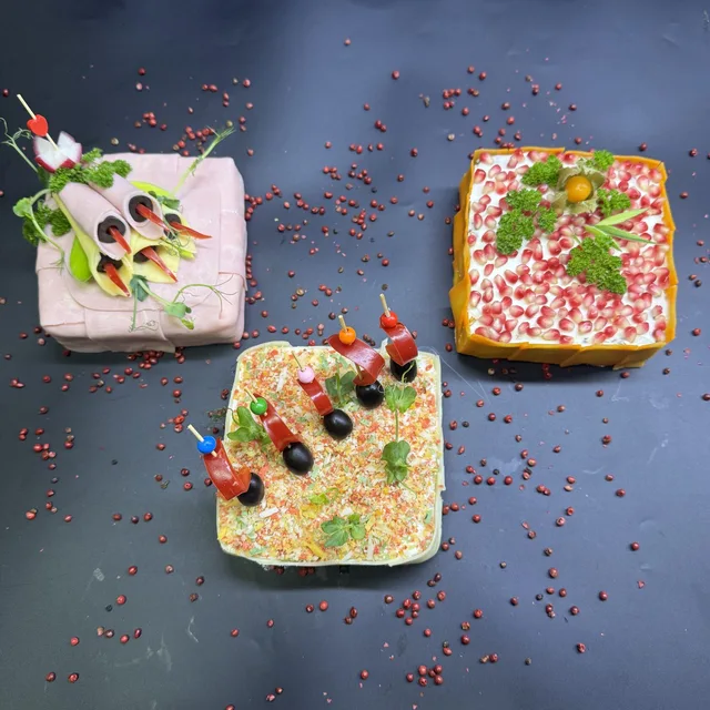 Скандинавское трио (вкусы на выбор) - 3 бенто — 2250 г