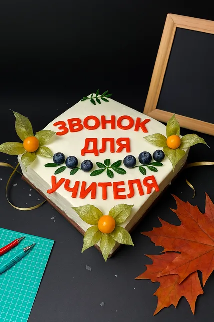 Торт Звонок для учителя 2 кг